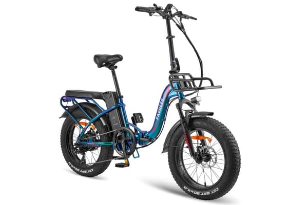 Fafrees F20 Max hopfällbar elcykel 22,5AH batteri, 500W motor, 160 km räckvidd, 20*4,0 tums fatdäck, SHIMANO 7-växlad -Aurora Green