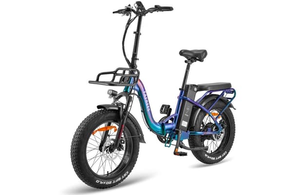Fafrees F20 Max hopfällbar elcykel 22,5AH batteri, 160 km räckvidd, 500W motor, 20*4,0 tums fatdäck, SHIMANO 7-växlad -Aurora Green
