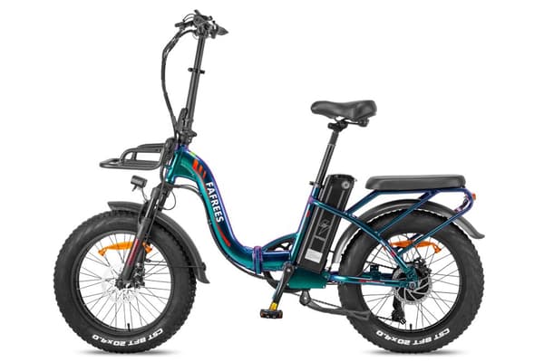 Fafrees F20 Max hopfällbar elcykel 22,5AH batteri, 160 km räckvidd, 500W motor, 20*4,0 tums fatdäck, SHIMANO 7-växlad -Aurora Green