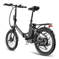 Miniatyrbild 3 av 11: Fafrees F20 Light hopfällbar elcykel 250W motor, 16,75AH batteri, 120 km räckvidd, 20*1,95 tums fatdäck, SHIMANO 7-växlad -Svart pistolmetall