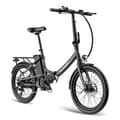 Miniatyrbild 2 av 11: Fafrees F20 Light hopfällbar elcykel 250W motor, 16,75AH batteri, 120 km räckvidd, 20*1,95 tums fatdäck, SHIMANO 7-växlad -Svart pistolmetall