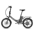 Miniatyrbild 1 av 11: Fafrees F20 Light hopfällbar elcykel 250W motor, 16,75AH batteri, 120 km räckvidd, 20*1,95 tums fatdäck, SHIMANO 7-växlad -Svart pistolmetall