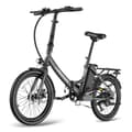Miniatyrbild 1 av 11: Fafrees F20 Light hopfällbar elcykel 16,75AH batteri, 120 km räckvidd, 250W motor, 20*1,95 tums fatdäck, SHIMANO 7-växlad -Svart pistolmetall