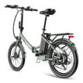 Miniatyrbild 3 av 11: Fafrees F20 Light hopfällbar elcykel 16,75AH batteri, 250W motor, 120 km räckvidd, 20*1,95 tums fatdäck, SHIMANO 7-växlad -Mintgrön