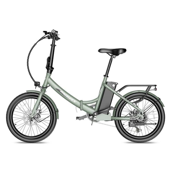 Fafrees F20 Light hopfällbar elcykel 16,75AH batteri, 250W motor, 120 km räckvidd, 20*1,95 tums fatdäck, SHIMANO 7-växlad -Mintgrön
