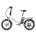 Miniatyrbild 2 av 11: Fafrees F20 Light hopfällbar elcykel 16,75AH batteri, 250W motor, 120 km räckvidd, 20*1,95 tums fatdäck, SHIMANO 7-växlad -Snövit