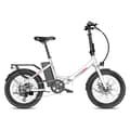 Miniatyrbild 2 av 11: Fafrees F20 Light hopfällbar elcykel 16,75AH batteri, 120 km räckvidd, 250W motor, 20*1,95 tums fatdäck, SHIMANO 7-växlad -Snövit