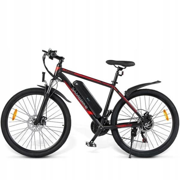 Samebike SY26-FT elcykel 10AH 36V 32KM-H 350W 18 tums ram 26" aluminiumhjul Svart