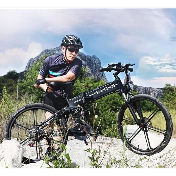 SAMEBIKE LO26-II elcyklar 26 tums mountainbike elcyklar 21 hastigheter Pedelec mountainbike