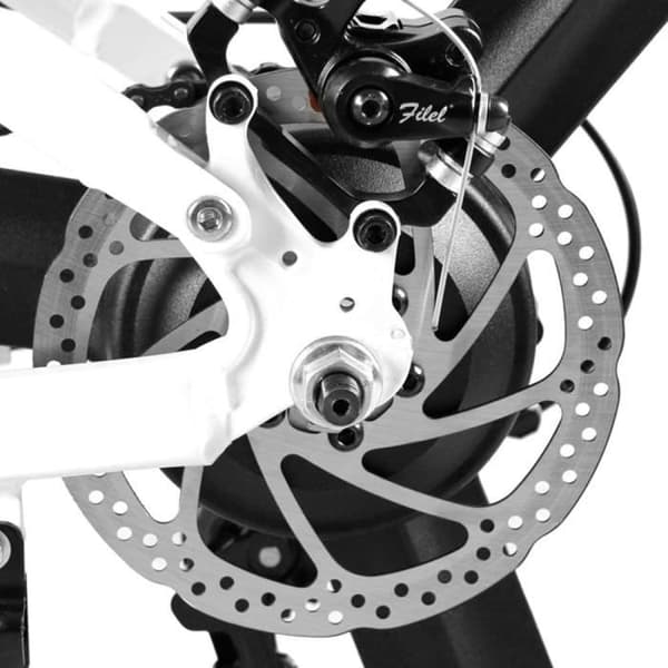 SAMEBIKE LO26 elcykel 48V 350W motor 3 lägen 26 tums hopfällbart litiumbatteri vitt