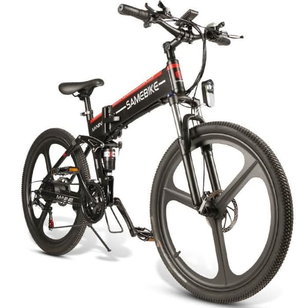 SAMEBIKE LO26 hopfällbar elcykel 48V 350W motor 3 lägen 26 tums litiumbatteri
