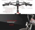 Miniatyrbild 3 av 5: SAMEBIKE Elcykel E-Bike hopfällbar cykel 26 tum 48 V 10 Ah löstagbart batteri Maximal räckvidd Upp till 50-100 km 21 hastigheter