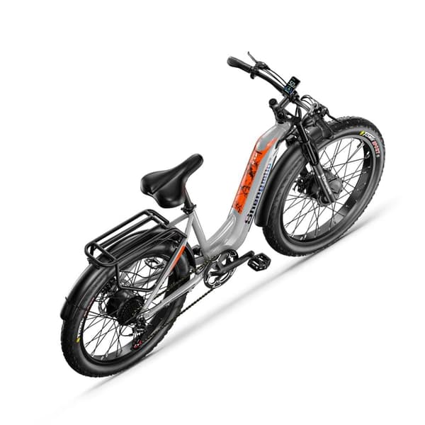 Shengmilo MX06 Pro 2*1000W moottori 48V 17.5AH akku 45KM/H nopeus 90KM kantama 26*3.0 tuuman rasvarengas sähköpyörä
