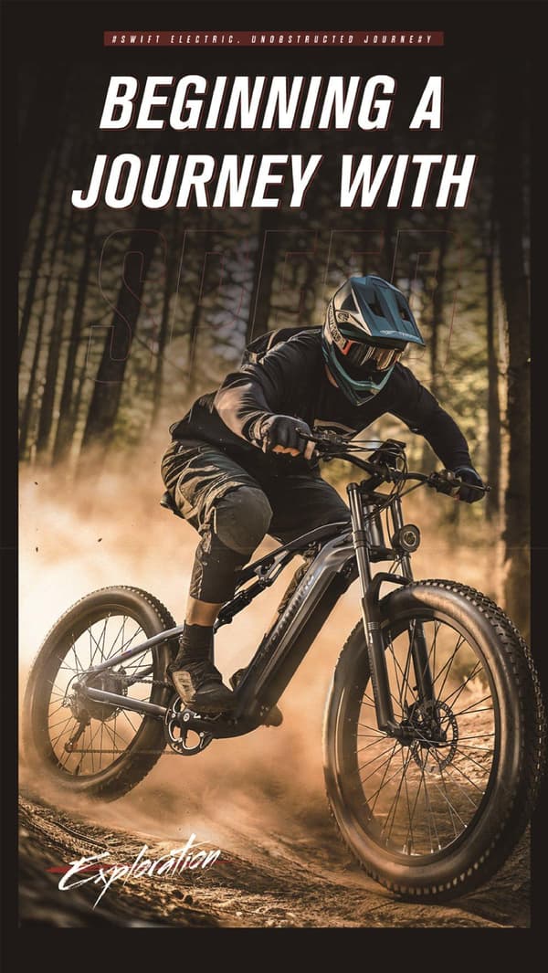 Shengmilo MX05 elektrisk cykelbremse: Hydraulisk oliebremse 1000W 48V17.5AH børsteløse motorer Lithiumbatteri Voksen Off Road E-cykel