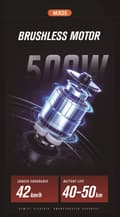 Pikkukuva 9 / 11: Shengmilo MX05 sähköpyörän jarru: Hydrauliöljyjarru 1000W 48V17.5AH harjattomat moottorit Litiumakku Aikuisten maastopyörä