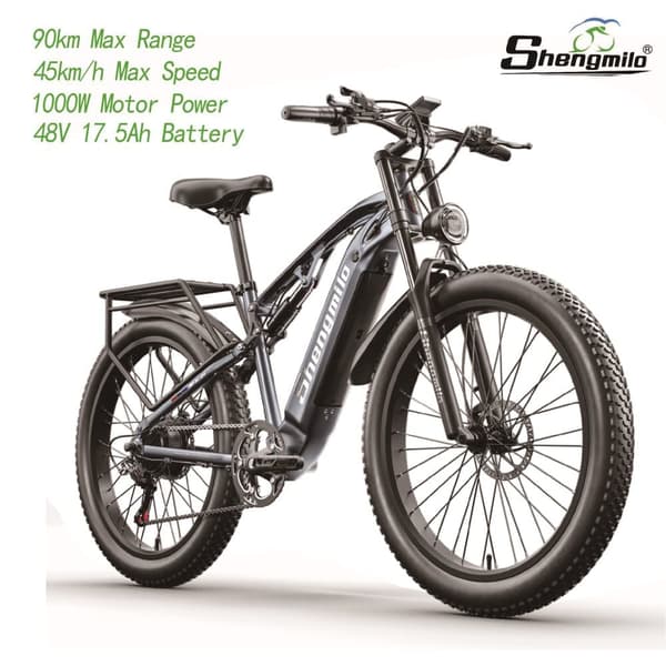 Shengmilo MX05 elektrisk cykelbremse: Hydraulisk oliebremse 1000W 48V17.5AH børsteløse motorer Lithiumbatteri Voksen Off Road E-cykel