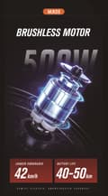 Pikkukuva 9 / 11: Shengmilo MX05 sähköpyörän jarru: hydrauliöljyjarru 1000 W harjattomat moottorit 48V17.5AH litiumakku aikuisten maastosähköpyörä
