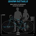 Pikkukuva 11 / 11: DUOTTS C29 aikuisten sähköpyörä, 750W moottori, 48V 15AH akku, SHIMANO 21 nopeus, 29*2,1 tuuman ilmarengas.