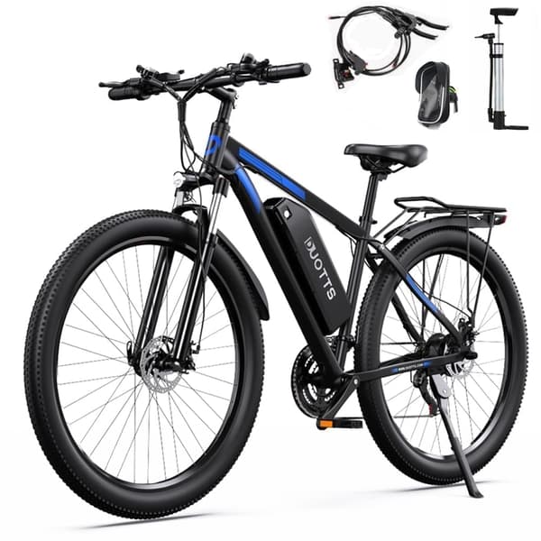 DUOTTS C29 750W sähköinen maastopyörä, 15AH akku, Shimano 21-nopeuksinen, sopii aikuisille, hydraulinen jarru