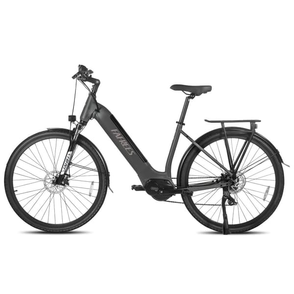 Fafrees FM9 elcykel 15AH batteri, 120 km räckvidd, 250W motor, 700C × 45C däck, SHIMANO 7 växlar -Grå pistol