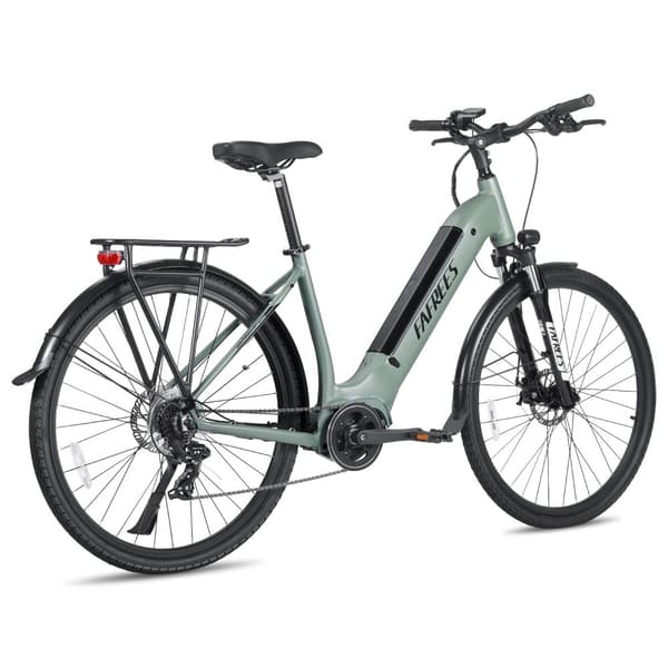 Fafrees FM9 elcykel 15AH batteri, 120 km räckvidd, 250W motor, 700C × 45C däck, SHIMANO 7 växlar -Mörkgrön