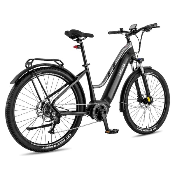 Fafrees FM8 elcykel 15AH batteri, 250W motor, 120 km räckvidd, 27,5 × 2,25 tums däck, SHIMANO 9-växlad -Svart pistolmetall