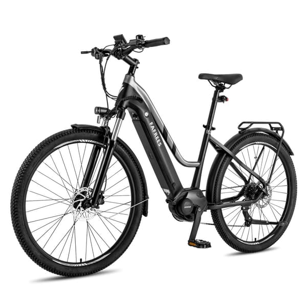 Fafrees FM8 elcykel 15AH batteri, 250W motor, 120 km räckvidd, 27,5 × 2,25 tums däck, SHIMANO 9-växlad -Svart pistolmetall