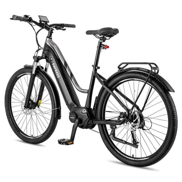 Fafrees FM8 elcykel 15AH batteri, 120 km räckvidd, 250W motor, 27,5 × 2,25 tums däck, SHIMANO 9-växlad -Svart pistolmetall