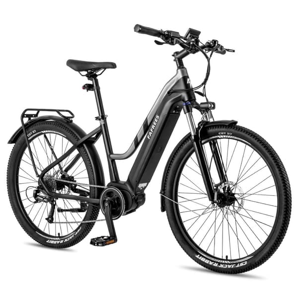 Fafrees FM8 elcykel 15AH batteri, 120 km räckvidd, 250W motor, 27,5 × 2,25 tums däck, SHIMANO 9-växlad -Svart pistolmetall