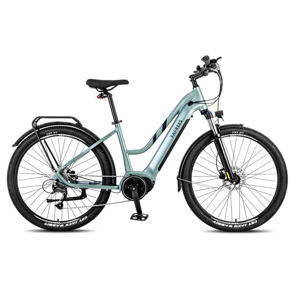 Fafrees FM8 elcykel 15AH batteri, 120 km räckvidd, 250W motor, 27,5 × 2,25 tums däck, SHIMANO 9-växlad -Mörkgrön