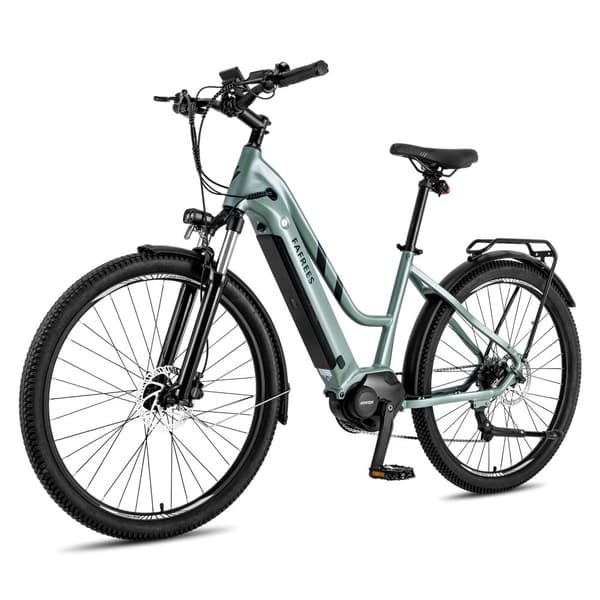 Fafrees FM8 elcykel 15AH batteri, 120 km räckvidd, 250W motor, 27,5 × 2,25 tums däck, SHIMANO 9-växlad -Mörkgrön