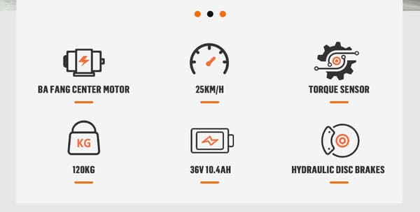 OneSport OT07 kaupunkisähköpyörä, 250W keskelle asennettu Bafang-moottori, 10.4AH akku, 25KM/H, ilman kaasua.