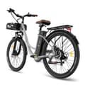Miniatyrbild 3 av 11: FAFREES F26 Lasting elcykel 250W motor, 20,3AH batteri, 200 km räckvidd, 26*1,95 tums däck, SHIMANO 7-växlad -grå