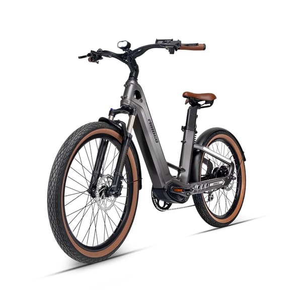 MIHOGO Air sähköpyörä, 750 W moottori, 19,2 Ah akku, kaksoisvarret vääntömomenttianturilla, 7 vaihdetta, 26'' * 2,5 renkaat, hiilikuiturunko