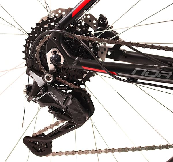 Caledon DB-KÖR 2x9 svart-röd 17" Caledon DB-KÖR 2x9 svart-grön 19"