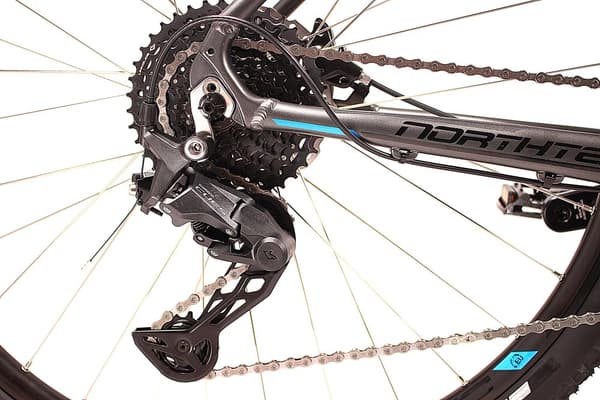 Caledon DB CUES 2x10 grafiitinsininen 17" Caledon DB CUES 2x10 musta-punainen 23"