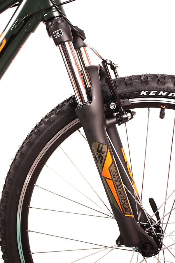 Sorang 26 VB 1x8 vihreä-oranssi 15" Sorang 26 VB 1x8 grafiitinpunainen 15"