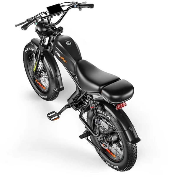 Emoko C93 elcykel i knallertstil, 1000W motor, 20AH batteri, 20''*4.0 dæk, 50KM/H, 7 gear.