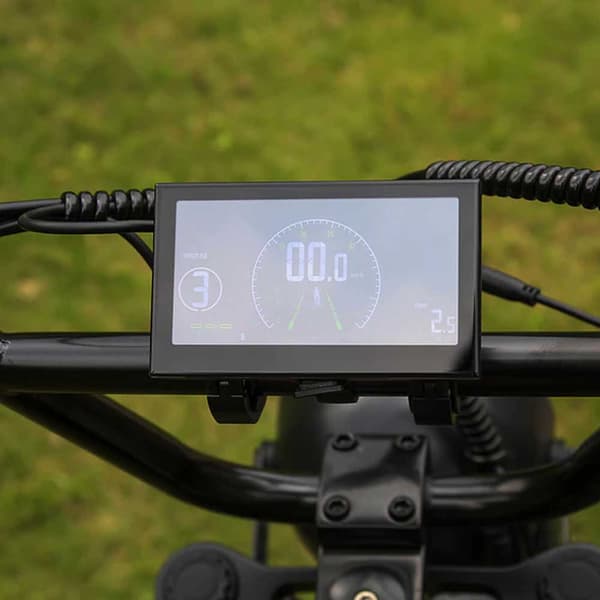Emoko C93 elcykel i knallertstil, 1000W motor, 20AH batteri, 20''*4.0 dæk, 50KM/H, 7 gear.