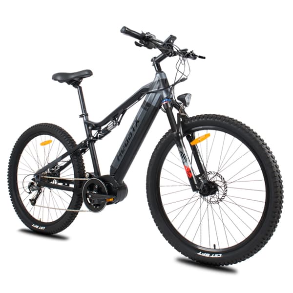 Hedatx TX11 27,5'' elcykel, 500W mittmonterad motor, 15,6AH batteri, 9 hastigheter, hydrauliska bromsar, 27,5''*2,4'' däck