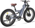 Miniatyrbild 3 av 10: Freesky M530 26'' elcykel med dubbla motorer, 30Ah Samsung litiumbatteri, 2*1000W motorer, 7 hastigheter, hydrauliska bromsar, fullfjädrad elcykel