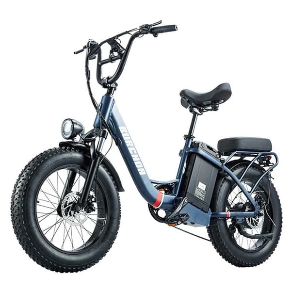 BURCHDA U8 urban elcykel, 1 000 W motor, 31,5 Ah batteri —,Breda däck 20" x 4,0" —,Shimano 7 hastigheter