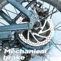 Miniatyrbild 5 av 11: BURCHDA U8 urban elcykel, 1 000 W motor, 31,5 Ah batteri —,Breda däck 20" x 4,0" —,Shimano 7 hastigheter