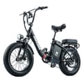 Miniatyrbild 1 av 11: BURCHDA U8 urban elcykel, 1 000 W motor, 31,5 Ah batteri —,Breda däck 20" x 4,0" —,Shimano 7 hastigheter