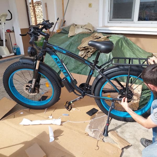 KETELES k800 elektrisk mountainbike för vuxen, utrustad med 2*1000W dubbla motorer, 48V 23AH Samsung batteri, 26*4,0 fat däck elektrisk terrängcykel.