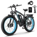 Miniatyrbild 1 av 11: KETELES k800 elektrisk mountainbike för vuxen, utrustad med 2*1000W dubbla motorer, 48V 23AH Samsung batteri, 26*4,0 fat däck elektrisk terrängcykel.