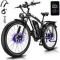 Miniatyrbild 1 av 11: KETELES k800 vuxen 2000W elcykel med dubbla motorer, 23AH Samsung batteri, 26*4.0 fet däck elektrisk mountainbike.