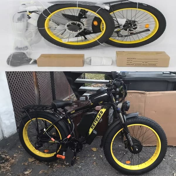 KETELES k800 vuxen 2000W elcykel med dubbla motorer, 23AH Samsung batteri, 26*4.0 fet däck elektrisk mountainbike.