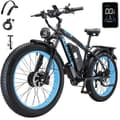 Miniatyrbild 1 av 11: KETELES k800 vuxen 2000W elcykel med dubbla motorer, 23AH Samsung batteri, 26*4.0 fet däck elektrisk mountainbike.