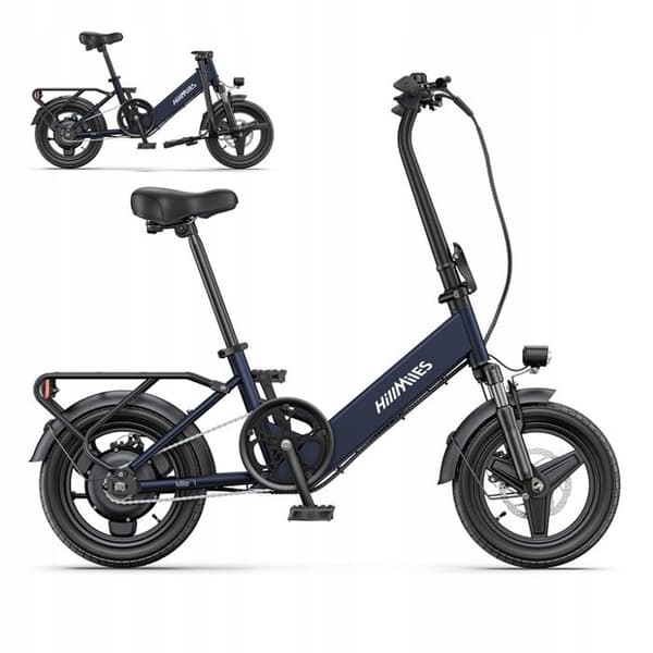 HillMiles Mile1 250W 36V10.4AH 65km 25HK/H 14''Urban Elcykel FR